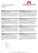 Preview for 18 page of eisenblatter POLY-PTX 802 HT Original Instructions Manual