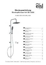 Preview for 1 page of Eisl Sanitär DX12006 Installation Instructions Manual