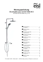 Preview for 1 page of eisl DX1000CACS Installation Instructions Manual