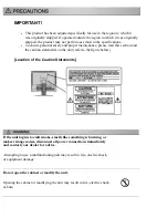 Preview for 5 page of Eizo ColorEdge CG19 User Manual