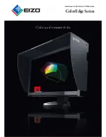 Предварительный просмотр 1 страницы Eizo ColorEdge CG245W Calibration Manual