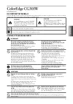 Preview for 11 page of Eizo COLOREDGE CG301W Setup Manual