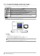 Предварительный просмотр 22 страницы Eizo ColorEdge CS240 User Manual