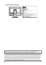 Предварительный просмотр 2 страницы Eizo ColorEdge CS2410 User Manual