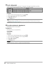 Preview for 22 page of Eizo ColorEdge CX271 User Manual