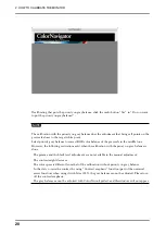 Preview for 20 page of Eizo ColorNavigator User Manual