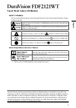 Preview for 15 page of Eizo DuraVision FDF2121WT Setup Manual