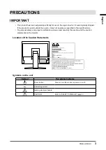 Предварительный просмотр 3 страницы Eizo DuraVision FDS1703-A User Manual