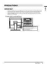 Preview for 3 page of Eizo DuraVision FDS1903-A User Manual