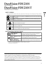 Preview for 13 page of Eizo DuraVision FDU2101 Setup Manual