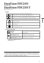 Preview for 23 page of Eizo DuraVision FDU2101 Setup Manual