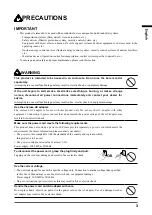 Предварительный просмотр 4 страницы Eizo DURAVISION FDV1001 User Manual