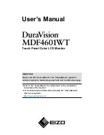 Eizo DuraVision User Manual preview