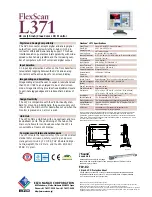 Preview for 2 page of Eizo EIZO FlexScan L 371  L371 L371 Specifications