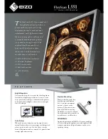 Eizo EIZO FlexScan L 551  L551 L551 Specification Sheet предпросмотр