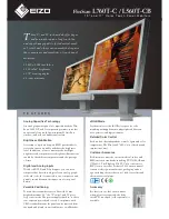 Eizo EIZO FlexScan L 760T L760T-C L760T-C Specification Sheet предпросмотр