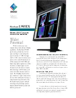 Eizo EIZO FlexScan L 985EX  L985EX L985EX Specifications preview