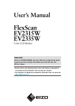 Eizo FLEXSCAN EV2315W - User Manual предпросмотр