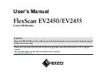 Eizo FlexScan EV2450 User Manual preview