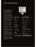 Preview for 9 page of Eizo FlexScan F35 Specifications