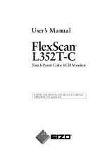 Preview for 1 page of Eizo FlexScan L 352T L352T-C L352T-C User Manual