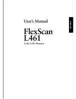 Preview for 1 page of Eizo FlexScan L 461  L461 L461 User Manual