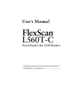 Preview for 3 page of Eizo FlexScan L 560T L560T-C L560T-C User Manual