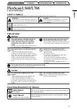 Предварительный просмотр 3 страницы Eizo FlexScan L 768  L768 L768 Setup Manual