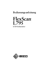 Eizo FlexScan L 795  L795 L795 Bedienungsanleitung preview