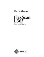 Eizo FLEXSCAN L365 - User Manual предпросмотр