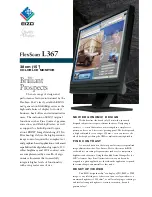 Eizo FlexScan L367 Brochure & Specs preview