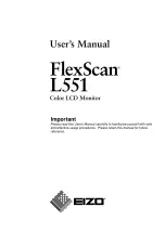 Eizo FLEXSCAN L551 - User Manual preview