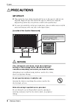 Предварительный просмотр 4 страницы Eizo FLEXSCAN L551 - User Manual