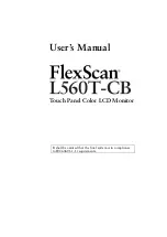 Предварительный просмотр 3 страницы Eizo FlexScan L560T-CB Manual