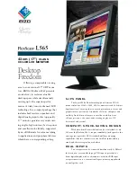 Eizo FlexScan L565 Specifications предпросмотр