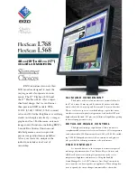 Preview for 1 page of Eizo FlexScan L568 Brochure