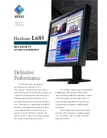 Eizo FlexScan L685 Specifications preview