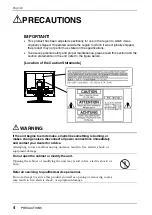 Preview for 4 page of Eizo FlexScan L695 User Manual