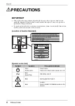 Предварительный просмотр 6 страницы Eizo FlexScan L760T-C User Manual