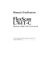 Предварительный просмотр 3 страницы Eizo FlexScan L761T-C (French) Manuel D'Utilisation