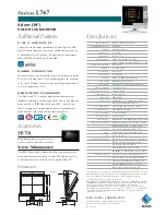 Предварительный просмотр 2 страницы Eizo FLEXSCAN L767 Brochure