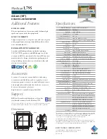 Preview for 2 page of Eizo FlexScan L795 Specifications