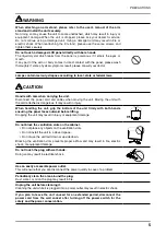 Предварительный просмотр 5 страницы Eizo FlexScan MX210 User Manual