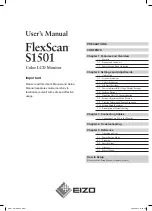 Eizo FlexScan S1501 User Manual предпросмотр