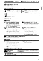 Предварительный просмотр 3 страницы Eizo FlexScan s1910 Setup Manual