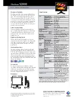 Предварительный просмотр 2 страницы Eizo FlexScan S2000 Specifications