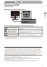 Предварительный просмотр 9 страницы Eizo FlexScan S2100 Setup Manual