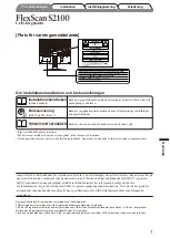 Предварительный просмотр 33 страницы Eizo FlexScan S2100 Setup Manual