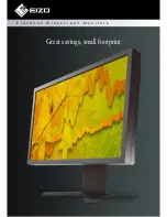 Предварительный просмотр 1 страницы Eizo FlexScan S2202W Brochure