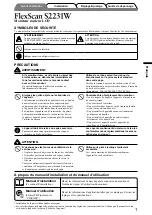 Предварительный просмотр 19 страницы Eizo FlexScan S2231W Setup Manual